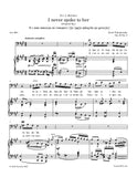 Tchaikovsky - I never spoke to her, Op. 25 No.5