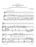 Tchaikovsky - No, I shall never tell, Op. 28 No.1
