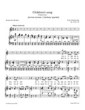 Tchaikovsky - Children’s song, Op. 54 No.16