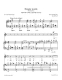Tchaikovsky - Simple words, Op. 60 No.5