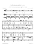 Rachmaninoff - I will not say anything to you