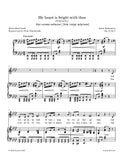 Rubinstein - My heart is bright with thee, Op. 34 No.2
