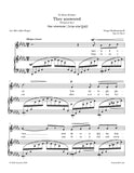 Rachmaninoff - They answered, Op. 21 No.4