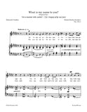 Rimsky-Korsakov - What is my name to you?, Op. 4 No.1