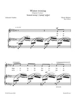 Medtner - Winter evening, Op. 13 No.1