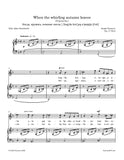 Taneyev - When the whirling autumn leaves, Op. 17 No.6