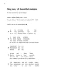 Viardot - Sing not, oh beautiful maiden