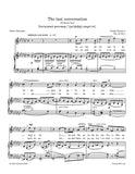 Taneyev - The last conversation, Op. 34 No.1