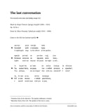 Taneyev - The last conversation, Op. 34 No.1