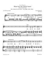Tchaikovsky - None but the lonely heart, Op. 6 No.6