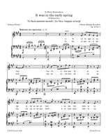 Rimsky-Korsakov - It was in the early spring, Op. 43 No. 4