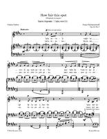 Rachmaninoff - How fair this spot, Op. 21 No.7