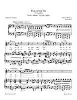 Medtner - The cart of life, Op. 45 No.2