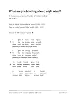 Medtner - What are you howling about, night wind?, Op. 37 No.5