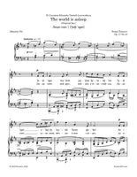 Taneyev - The world is asleep, Op. 17 No.10