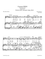 Taneyev - Canzone XXXII, Op. 26 No.2
