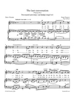 Taneyev - The last conversation, Op. 34 No.1