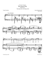 Rachmaninoff - You knew him, Op. 34 No.9