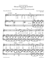 Rachmaninoff - Six songs, Op. 4